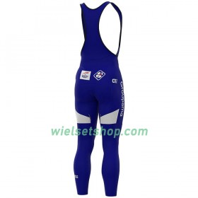 Fietskleding (Fietsshirt Lange Mouw + Lange Koersbroek) 2020 Groupama-FDJ N001